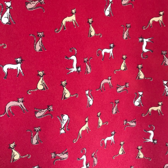 Audrey 3+1 Red Cat Blouse 3/4 Length Sleeves - Picture 2 of 6